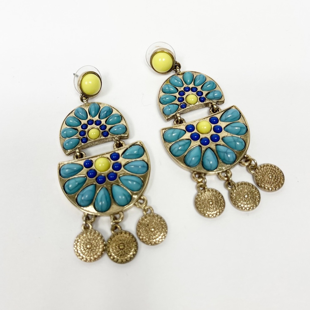 Baublebar Bohemian‎ Gold Statement Jewel Dangle Earring